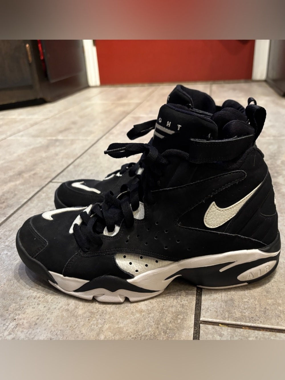 Nike Air Maestro 2 LTD Retro Black White Men's US 10 Basketball Shoes